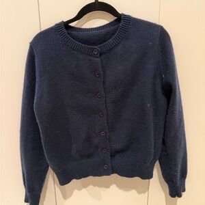 Women's Blue button down cardigan